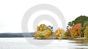 Fall Colors in lake front