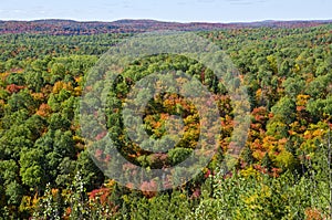 Fall Colors From Lookout Trail in Algonquin Park