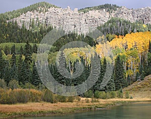 Fall colors in the mountains