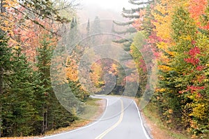 Fall colors in North America