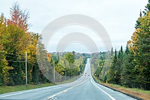 Fall colors in North America