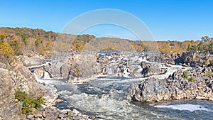 Fall Colors, Potomac River, River Trail, Great Falls National Park, VA
