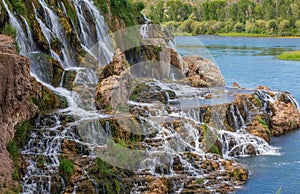 Fall Creek Falls idaho in Summer