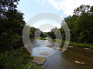 Fall Creek runs through Ithaca Cornell University