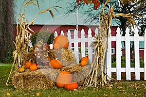 Fall Display by White Picket Fence photo