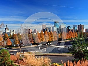 Fall in downtown Minneapolis