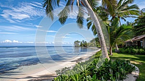 Fall into a dream state as you listen to the soothing rustle of palm trees and the gentle lapping of waves against the