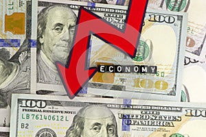 The fall of the economy GDP