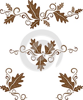 Fall embellishment set