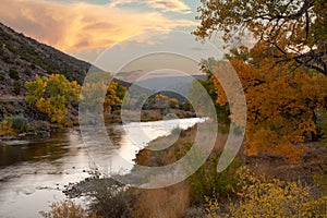 Fall in Embudo, Rio Arriba County, New Mexico photo