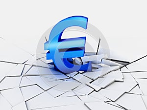 Fall euro currency