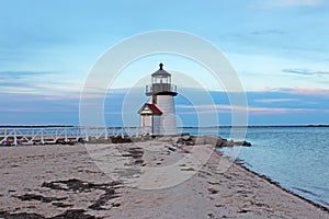 Fall Evening Brant Point Light, Nantucket, MA photo