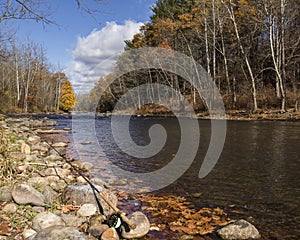 Fall fly fishing on the Farmington river