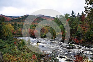 Fall Foliage in Adirondack Mountains