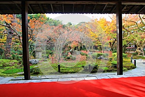 Fall foliage at Enkoji Temple,Kyoto,Japan