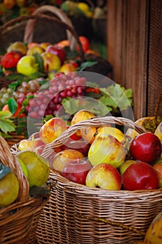 Fall fruits market