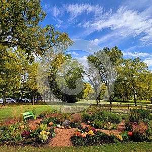 Fall Garden at Beckman Mill County Park