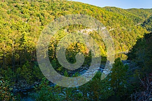 Fall at Goshen Pass, Virginia, USA