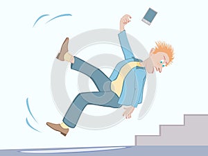 Fall hazards - watch for ice