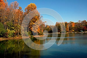 Fall Lake Scene