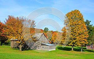 Fall landscape eastern townships