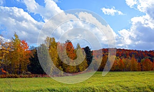 Fall landscape eastern townships