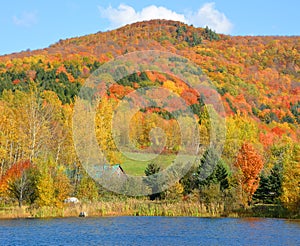 Fall landscape eastern townships