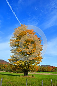 Fall landscape eastern townships