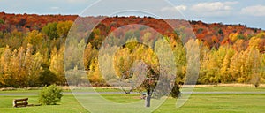 Fall landscape eastern townships