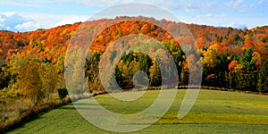 Fall landscape eastern townships