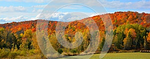 Fall landscape eastern townships