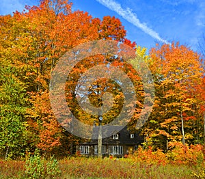 Fall landscape eastern townships