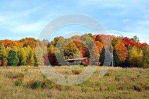 Fall landscape eastern townships