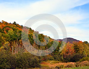 Fall landscape eastern townships