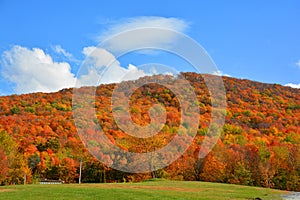 Fall landscape eastern townships