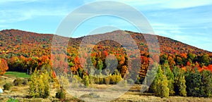 Fall landscape eastern townships