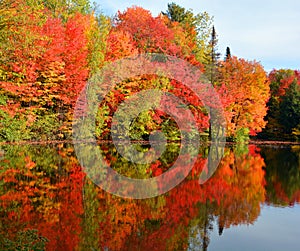 Fall landscape eastern townships