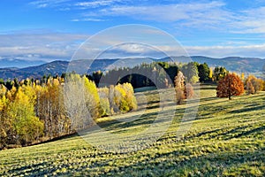 Jesenná krajina na Slovensku