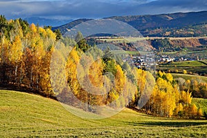 Fall landscape in Slovakia