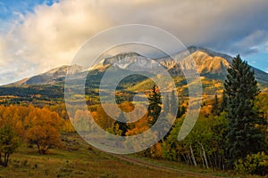 Fall on Mt Sopris photo