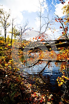 Fall on Ogle Lake, Brown County State Park, Indiana