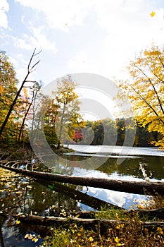 Fall on Ogle Lake, Brown County State Park, Indiana