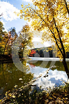 Fall on Ogle Lake, Brown County State Park, Indiana