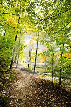 Fall on Ogle Lake, Brown County State Park, Indiana