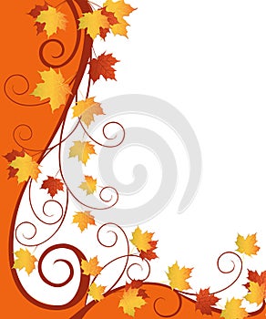 Fall ornate design