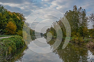 Fall Reflections on the Canal