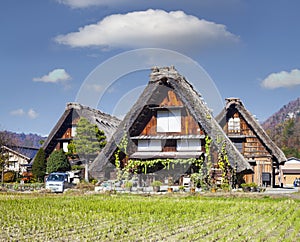 Fall season of Historic Villages of Shirakawa-go and Gokayama, J