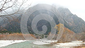 Fall season of kamikochi national park, Japan