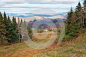 Fall Season on top of Mont-Tremblant, Canada