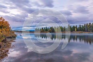 Fall Sunrise Reflection
